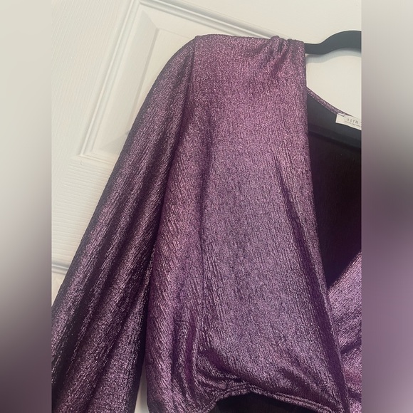 12th Tribe Purple top Size Small NWOT - Picture 4 of 6